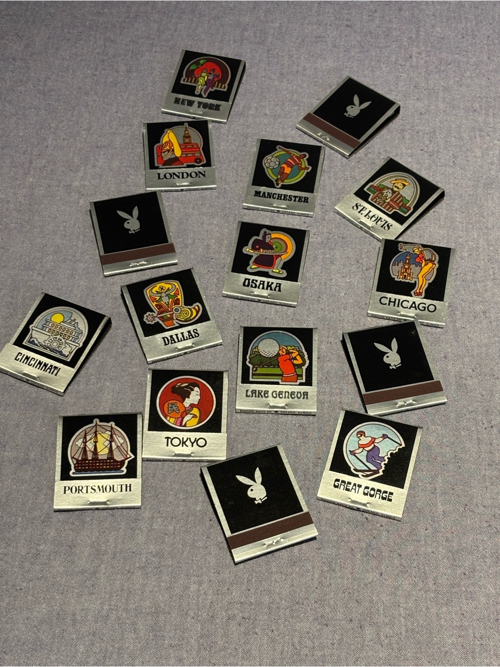 Vintage 1978 PLAYBOY Matchbook Set of 34